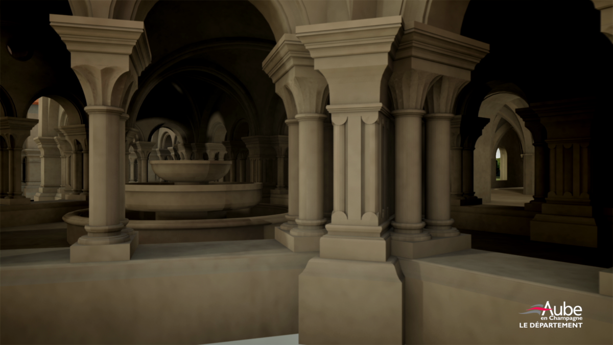 Clairvaux Abbey in 3D