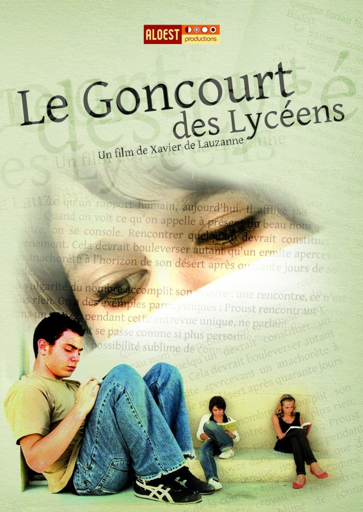 Le Goncourt des lyceens, un film de Xavier de Lauzanne - affiche documentaire 2007 prix littéraire