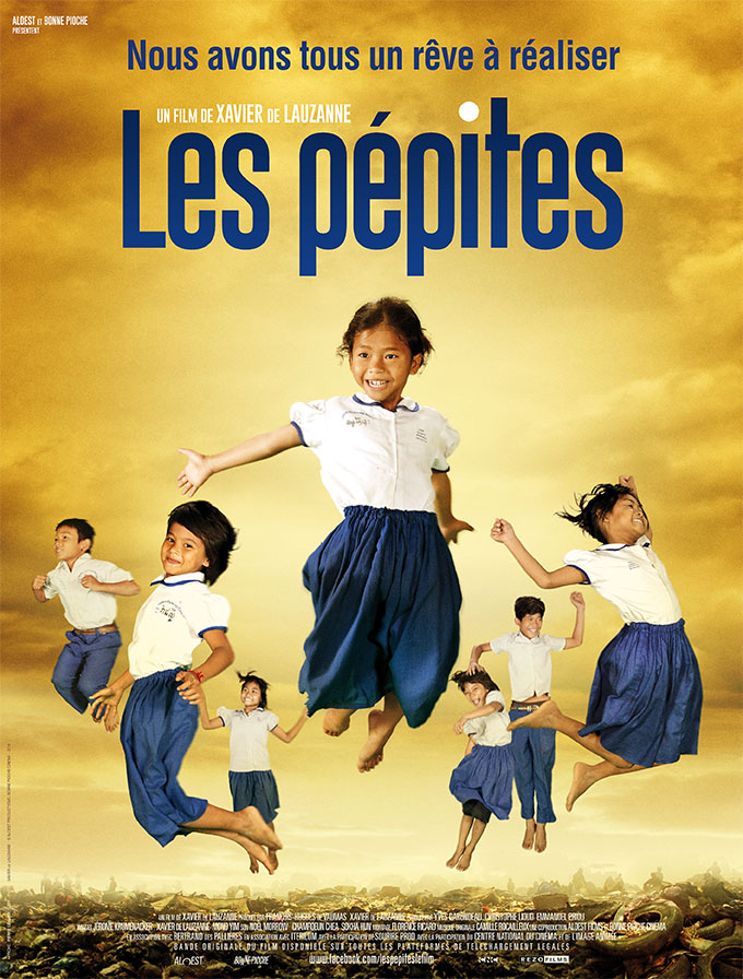 film documentaire - Les Pépites un film de Xavier de Lauzanne - affiche 5 Octobre 2016 Cambodge enfants études