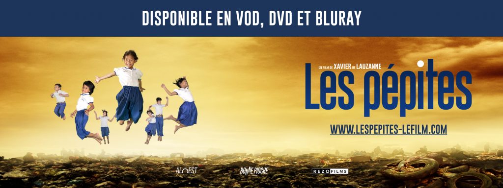 bandeau-mail-sortie-dvd-les-pepites Xavier de Lauzanne documentaire 5 Octobre 2016 Cambodge enfants études