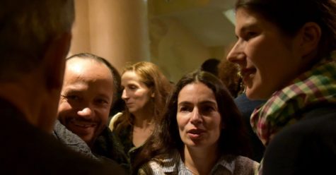 Jill Coulon, Yael Naim et David Donatien au Max Linder pour l'Avant-Première du film Grandir